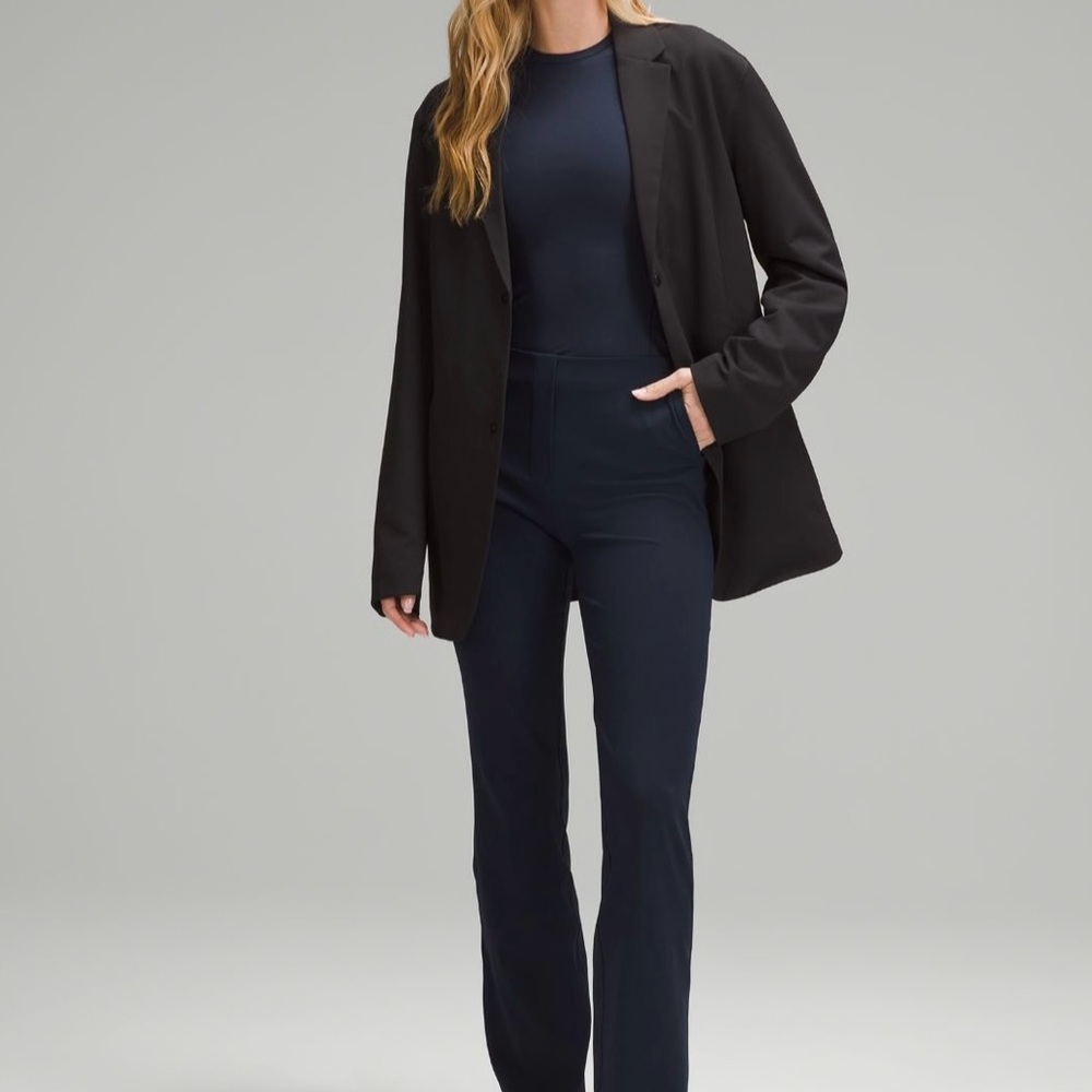 Lululemon Smooth Fit Pull on high rise pant regular - true navy - Size 4